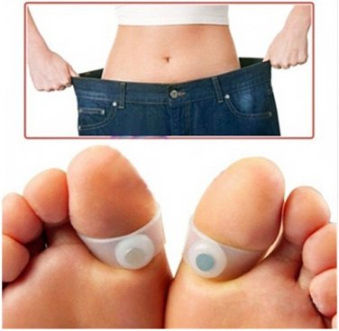 Toe ring sticker silicon foot massage feet loss Weight