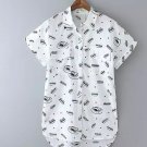 Stylish eyelash print blouses cute Blouse Shirt