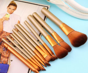 2016 1 Set Pro Make Up Brushes For Powder Foundation Eyeshadow Lip Kit