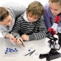 Free Shipping Kids Educational Microscope Kit Sciene Lab LED