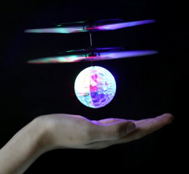 Free Shipping Helicopter Built-in Flying Ball Toy Drone Shinning LED Lights