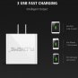 Free Shipping USB 15W 3Ports+LED Display Portable Extreme Fast