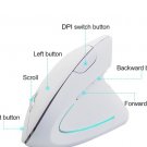 Free shipping Wireless Vertical Mouse 2.4Ghz/1200-1600 DPI Ratio Optical Mice 2018