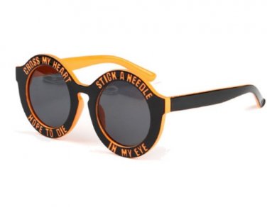 Free shipping Cat eye super black small frame Sunglasses 2018