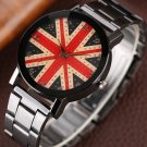 free ship Stainless Steel Band Strap Wrist Unisex Watch 2018