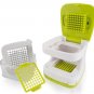 free ship Garlic/Ginger/Onion Sharp Stainless Steel Blades Tray Presser 2018