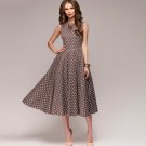 free ship Summer New sleeveless O-neck vestidos 2018