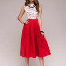 free ship Women Autumn Elegant Flare Bell Sleeve Dress 2018