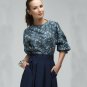 free ship Floral Printed Vintage Party Long Dress 2018