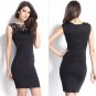 free ship Lace Crochet Ladies Office Dress 2018/Medium/Large