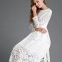 free ship Hollow Out Elegant White Lace Elegant 2018/Medium/Large
