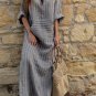 free ship Women Striped Wear Dress 2018/Medium/Large