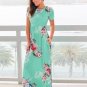 free ship Women Casual Side Pockets Maxi Dress 2018/Medium/Large