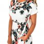 free ship Women Short Sleeve O-neck Beach Dress 2018/Medium/Large