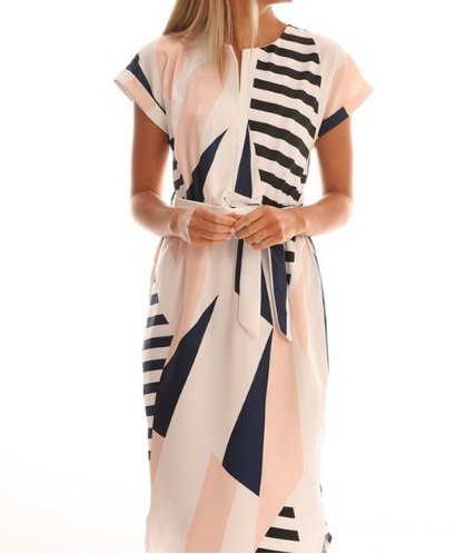 free ship Women Geometric Irregular Dresses 2018/Medium/Large