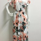 free ship Summer Dress Women Floral Dress Sleeve One 2018/Medium/Large