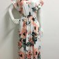 free ship Summer Dress Women Floral Dress Sleeve One 2018/Medium/Large