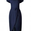 free ship Empire O-neck Lady Beach Dresses 2018/Medium/Large