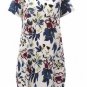 free ship Short Sleeve Loose Dress Women Vintage 2018/Medium/Large