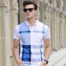 free ship Men Cotton Casual Shirt solid long Short Sleeve sleeve-18 Medium/Large/Xl/XXL Sizes