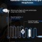 New Arrival White Stereo Monaural Air Tube 3.5mm Anti Radiation