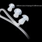 New Arrival White Stereo Monaural Air Tube 3.5mm Anti Radiation
