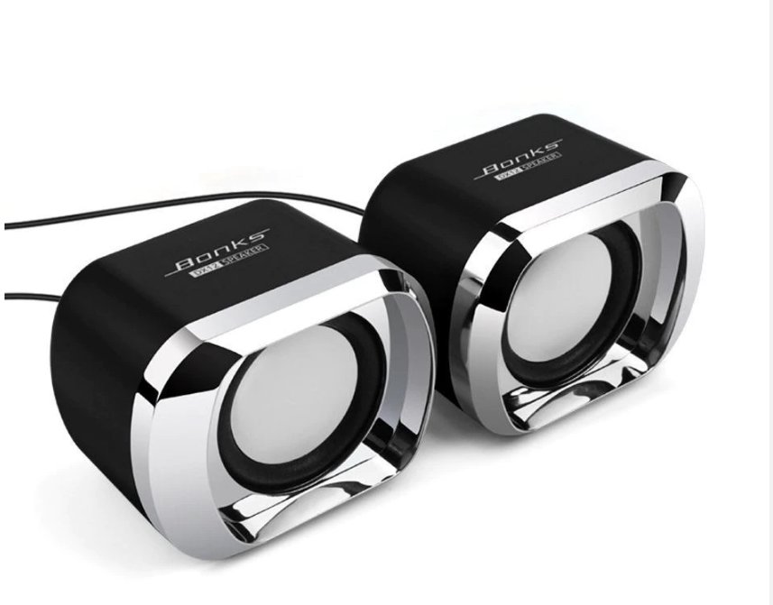 USB 2.0 Notebook Speakers Wired Stereo Mini Computer Speaker for Desktop Laptop