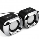 USB 2.0 Notebook Speakers Wired Stereo Mini Computer Speaker for Desktop Laptop