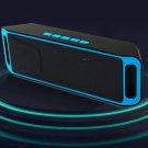Portable Bluetooth 5.1 Speaker Stereo Sub woofer columns Speakers USB mp3 TF FM Radio Built-in Mic