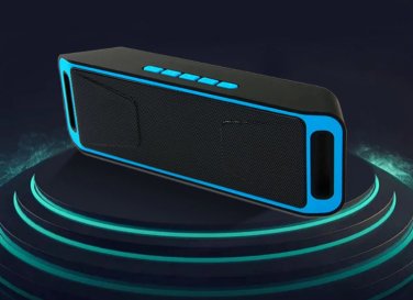 Portable Bluetooth 5.1 Speaker Stereo Sub woofer columns Speakers USB mp3 TF FM Radio Built-in Mic