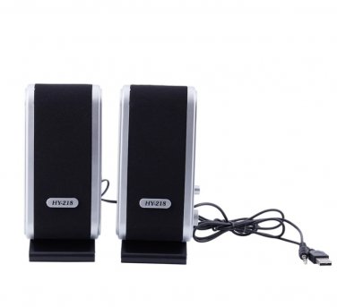 NEW 120W USB Power Desktop Computer Notebook Audio Speaker 3.5mm Earphone Jack