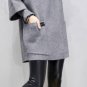 Big Size Women's Long Loose Casual Hoodie blouse Tops Korean
