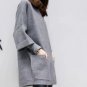 Big Size Women's Long Loose Casual Hoodie blouse Tops Korean