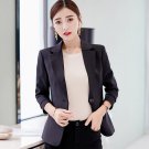 Women Korean Coats Long Sleeve  Coat Plus Size Casual Jacket One Button Suit