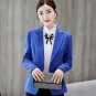 Women Korean Coats Long Sleeve  Coat Plus Size Casual Jacket One Button Suit