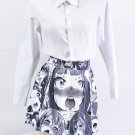 Sexy Women Mini Skirt Role Cosplay Vintage Kawaii Pleated