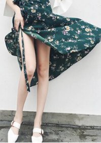 Long Skirts Women High Waist Midi Skirt Bow Tie 2019 Summer