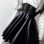 Women's Skirts Gothic  Bandage Faux Leather Korean Fashion