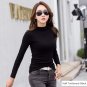 women long sleeve t-shirt girl winter thermal tshirt tops clothing tight slim shirts