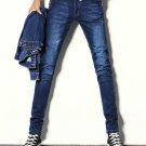 Men Blue Skinny Jeans Slim Denim Jeans Pants New Spring Summer Men Stretch Long Jeans