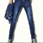Men Blue Skinny Jeans Slim Denim Jeans Pants New Spring Summer Men Stretch Long Jeans