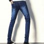 Men Blue Skinny Jeans Slim Denim Jeans Pants New Spring Summer Men Stretch Long Jeans