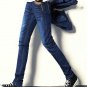 Men Blue Skinny Jeans Slim Denim Jeans Pants New Spring Summer Men Stretch Long Jeans