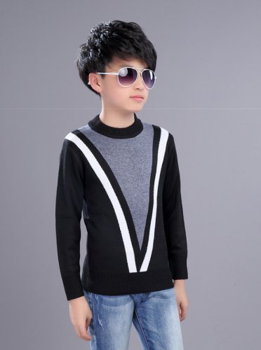 2019 Winter clothing Boy's clothes Round neck pullover Sweater