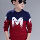 2019 Children's sweater Winter New Cotton Clothing Hedging Round collar Sweater