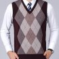 New Fashion Brand Sweater For Mens Pullovers plaid Slim Fit Jumpers