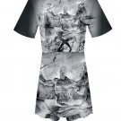 Shadowhunters 3D Summer Dress Comfortable Fashion Casual Round collar dress