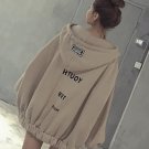 Jackets Women 2019 Autumn Winter Letter Print Hoody Jacket Female