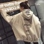 Jackets Women 2019 Autumn Winter Letter Print Hoody Jacket Female