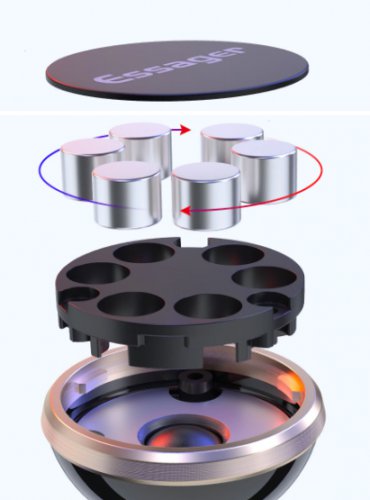 Magnetic Universal Car Holder  in Car Magnet Mount Cell Mobile Phone Holder Stand